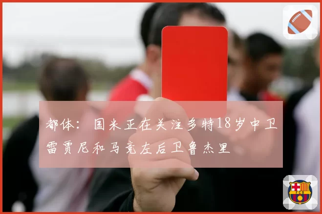 都体:国米正在关注多特18岁中卫雷贾尼和马竞左后卫鲁杰里